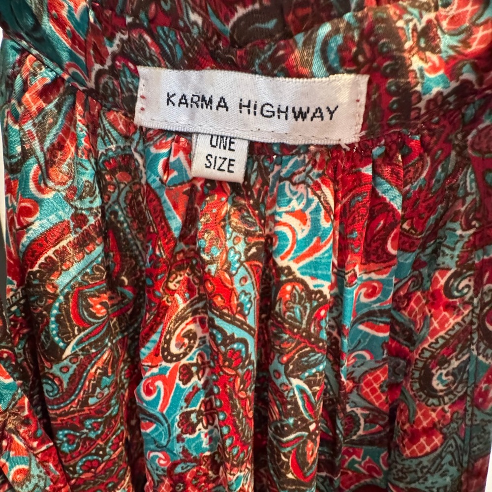 Karma Highway Paisley Dress